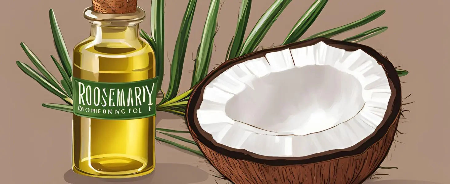 Rosemary Oil vs. Coconut Oil: Which Is Best for Hair Growth ? - dazze and blussh