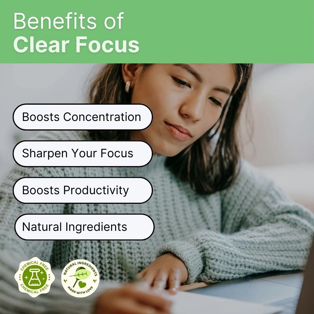 Clear Focus Oil for Concentration - Dazze and blussh