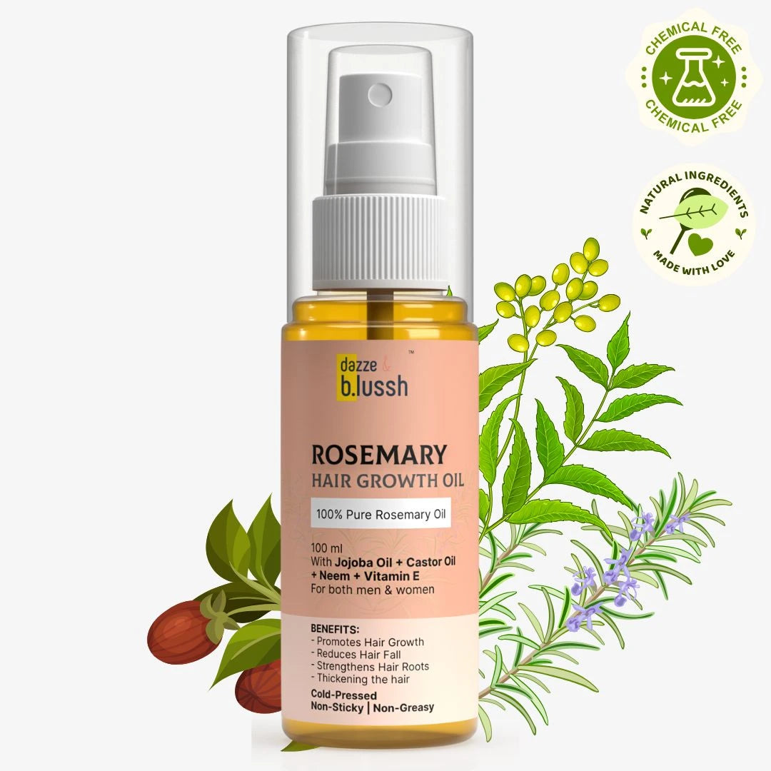 Rosemary Hair Growth Oil - Rosemary Hair Oil - Dazze and blussh