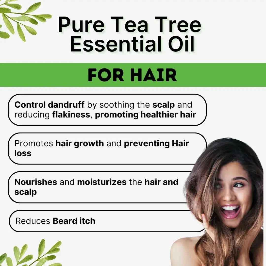 100% pure Tea Tree Essential Oil - Tea Tree Oil Benefits - Dazze and blussh